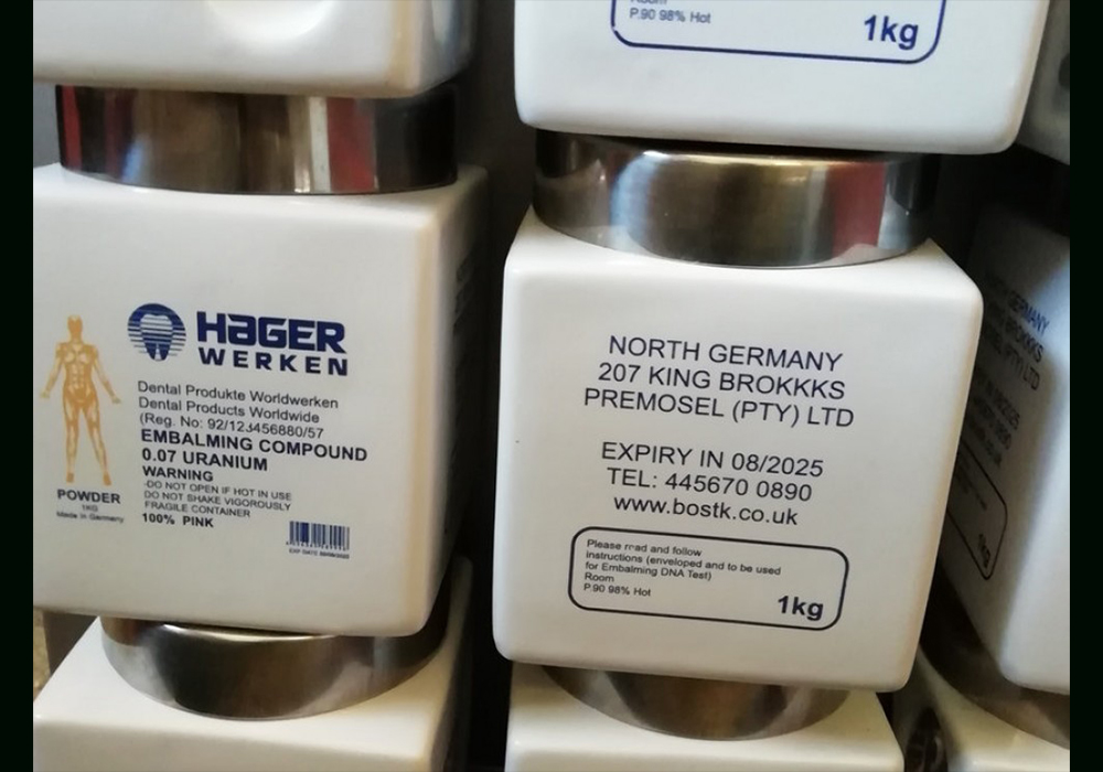 Embalming Compound Powder